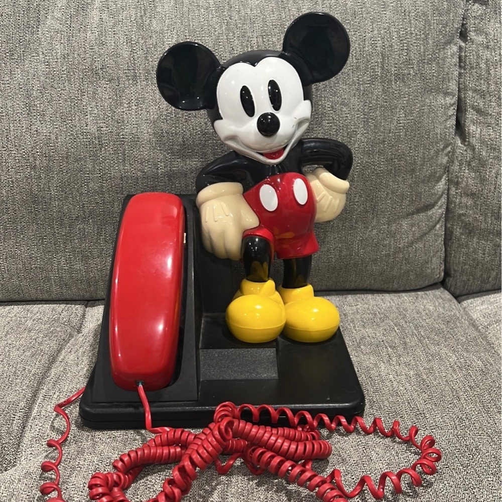 Vintage Mickey Mouse Corded Landline Phone